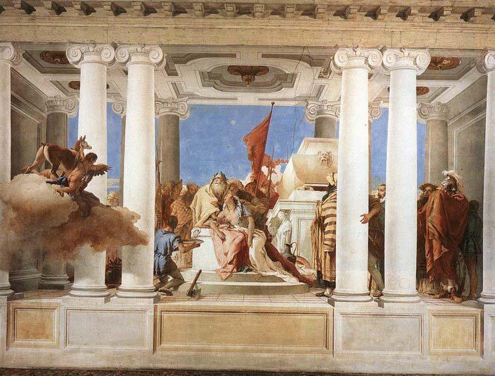 Giovanni Battista Tiepolo The Sacrifice of Iphigenia